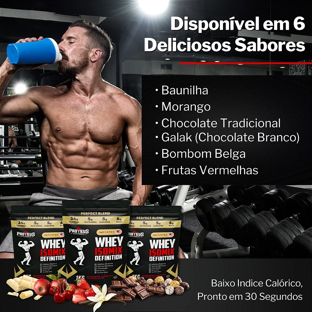 2x Whey Protein Isolate Protein Mix Black Series 34g de Proteína