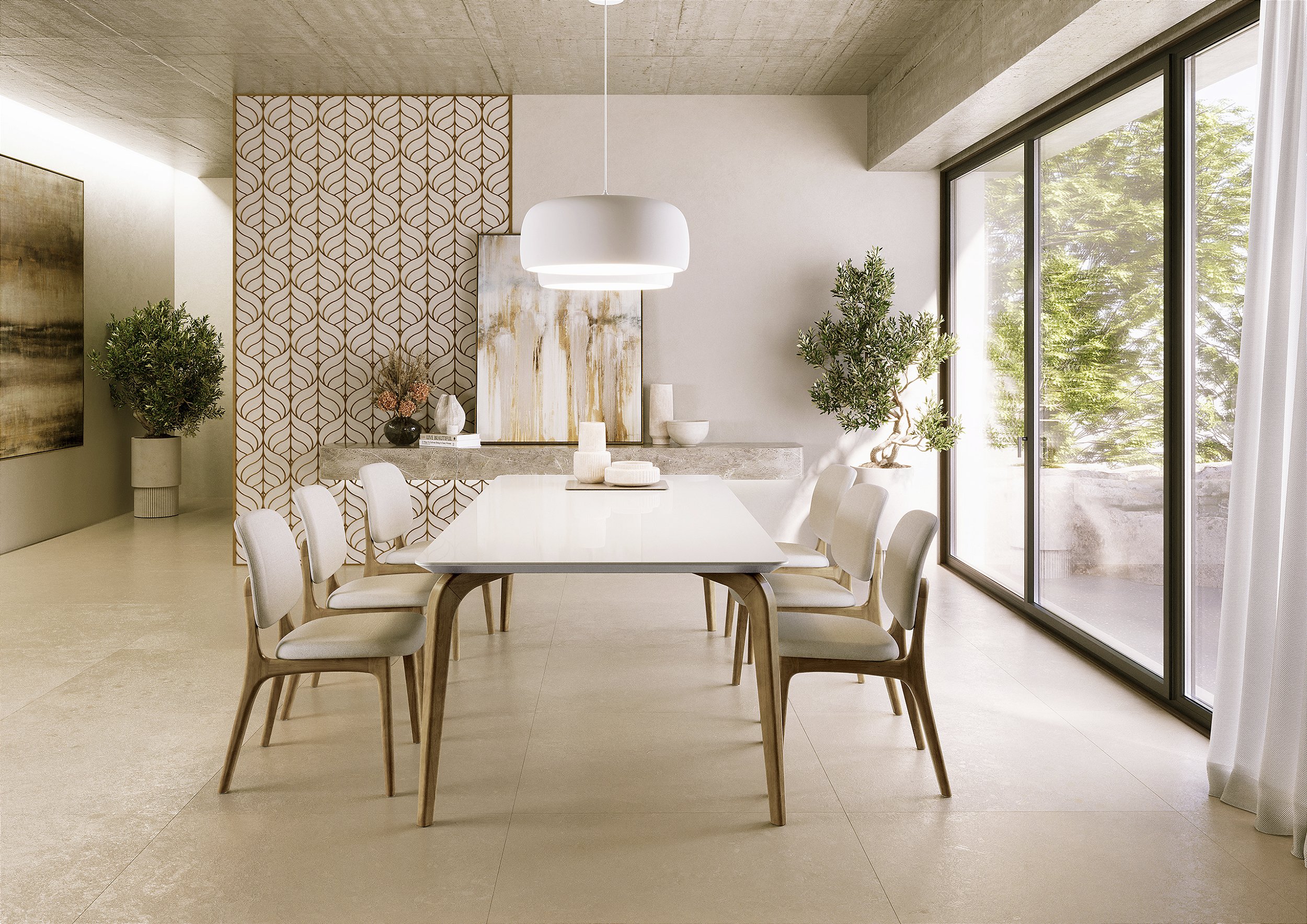 CONJUNTO MESA PLANA 2,20X1,10 TAMPO EM VIDRO COM 8 CADEIRAS - J.MARCON ...