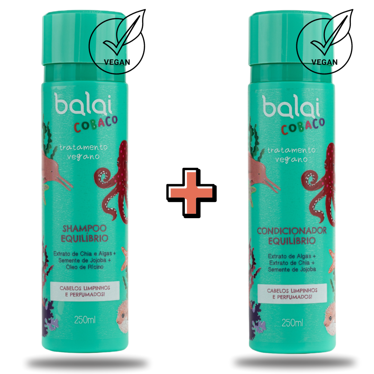 Kit Equilíbrio Shampoo + Condicionador Balai-cobaco Kids - Beauty