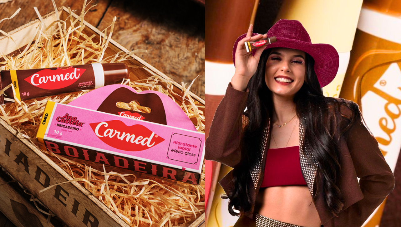 Carmed Hidratante Labial Efeito Gloss Brigadeiro Ana Castela 10g ...
