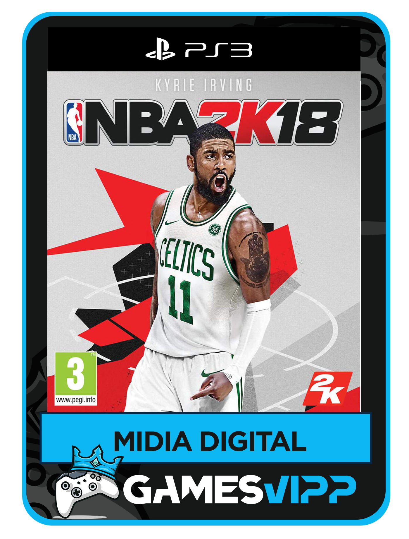 Nba 2k18 Ps3 Midia digital Gamesvipp
