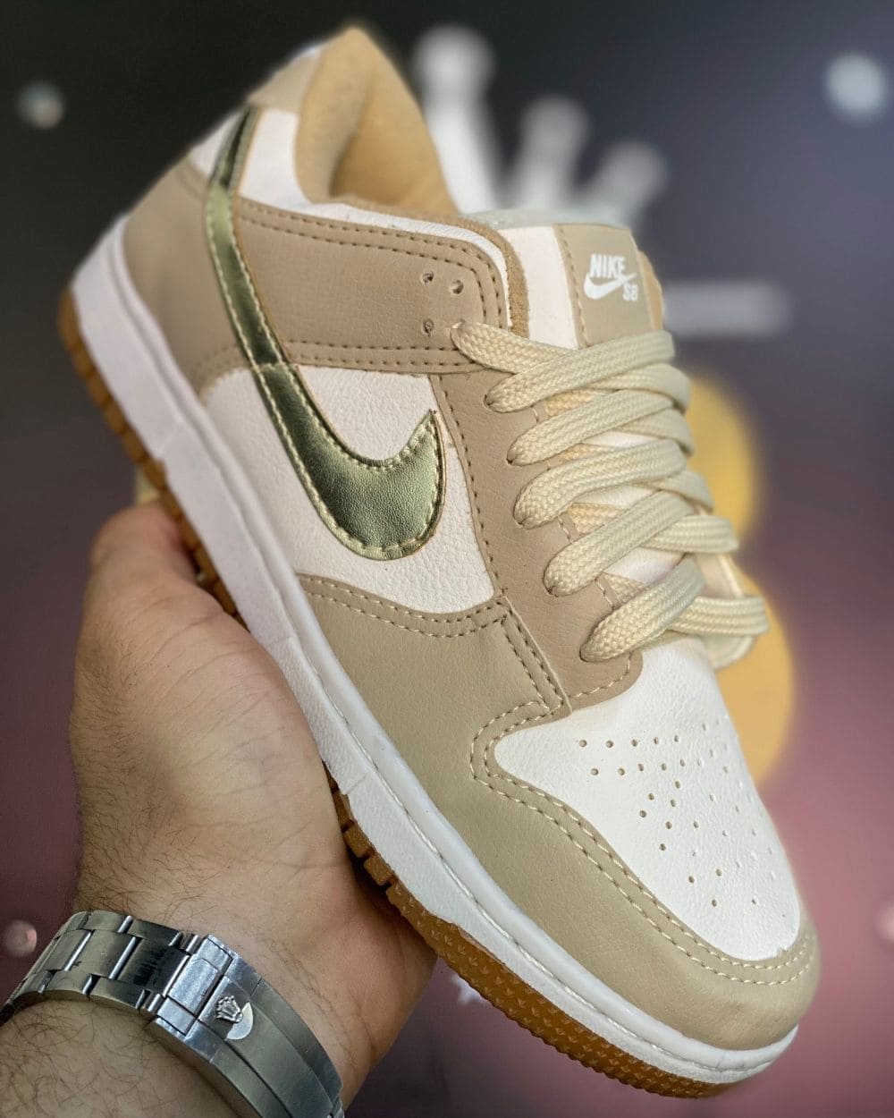 SB Dunk Metalic Gold Infantil RB STORE SOROCABA