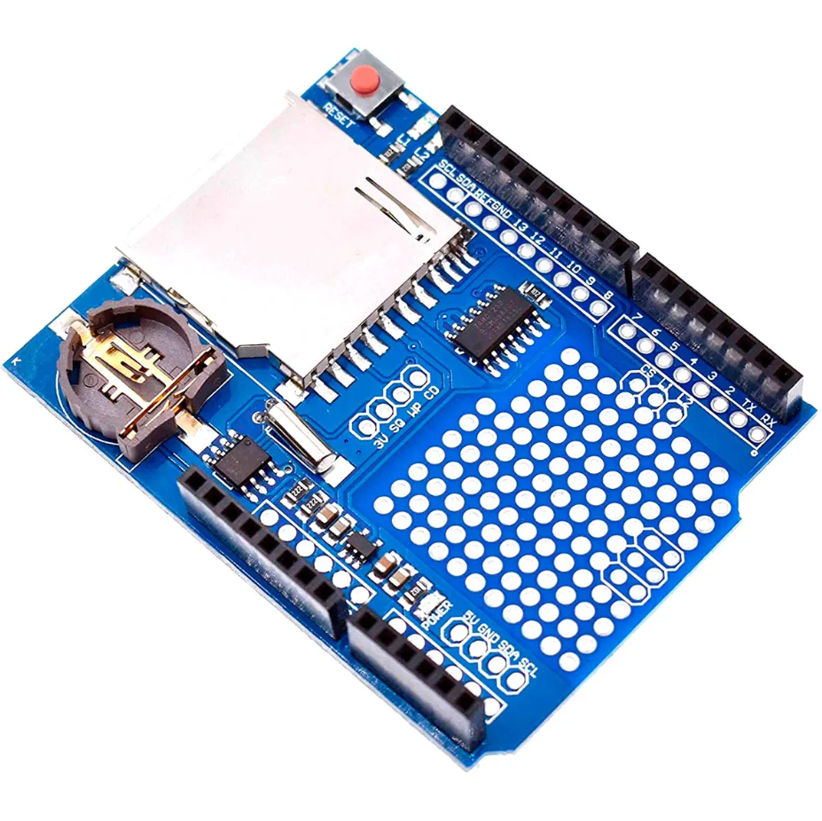 Data Logger Shield para Arduino RTC DS1307 - Eletrônica Cuiabá