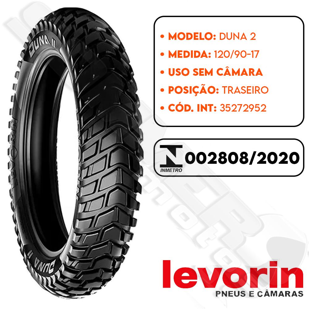 Pneu Traseiro Nx Sahara 350/ Nx Falcon 400/ Nxr Bros 125/ 150/ 160 ...