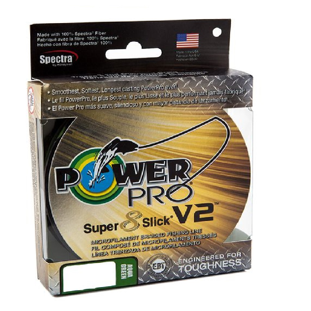 Treccia Power Pro Originale Lenza Pesca – 40 Libbre 300 Yard – Verde Muschio – Bassa Elasticità