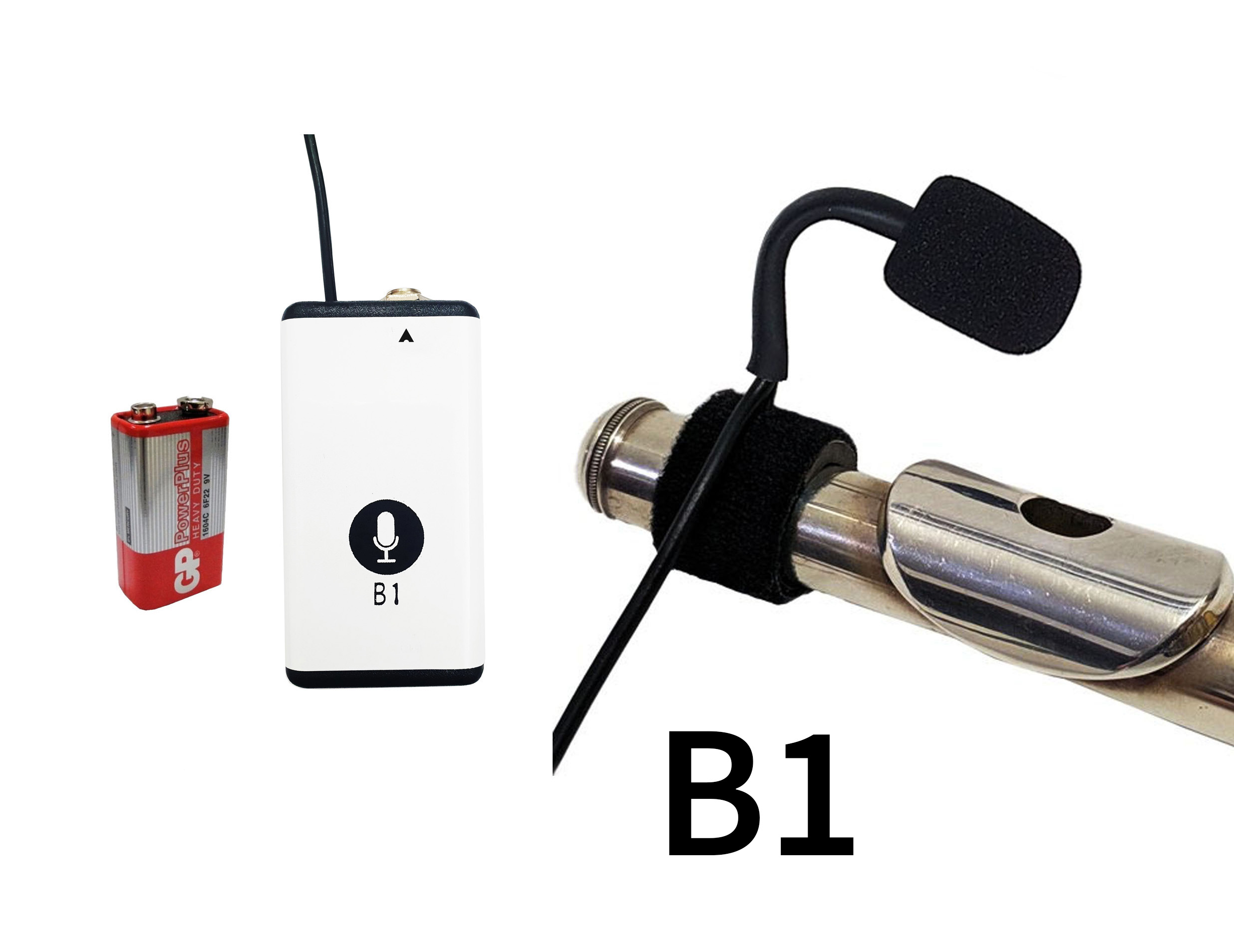 MICROFONE PARA FLAUTA TRANSVERSAL modelo MF-43 - Loja - Microfone LMC