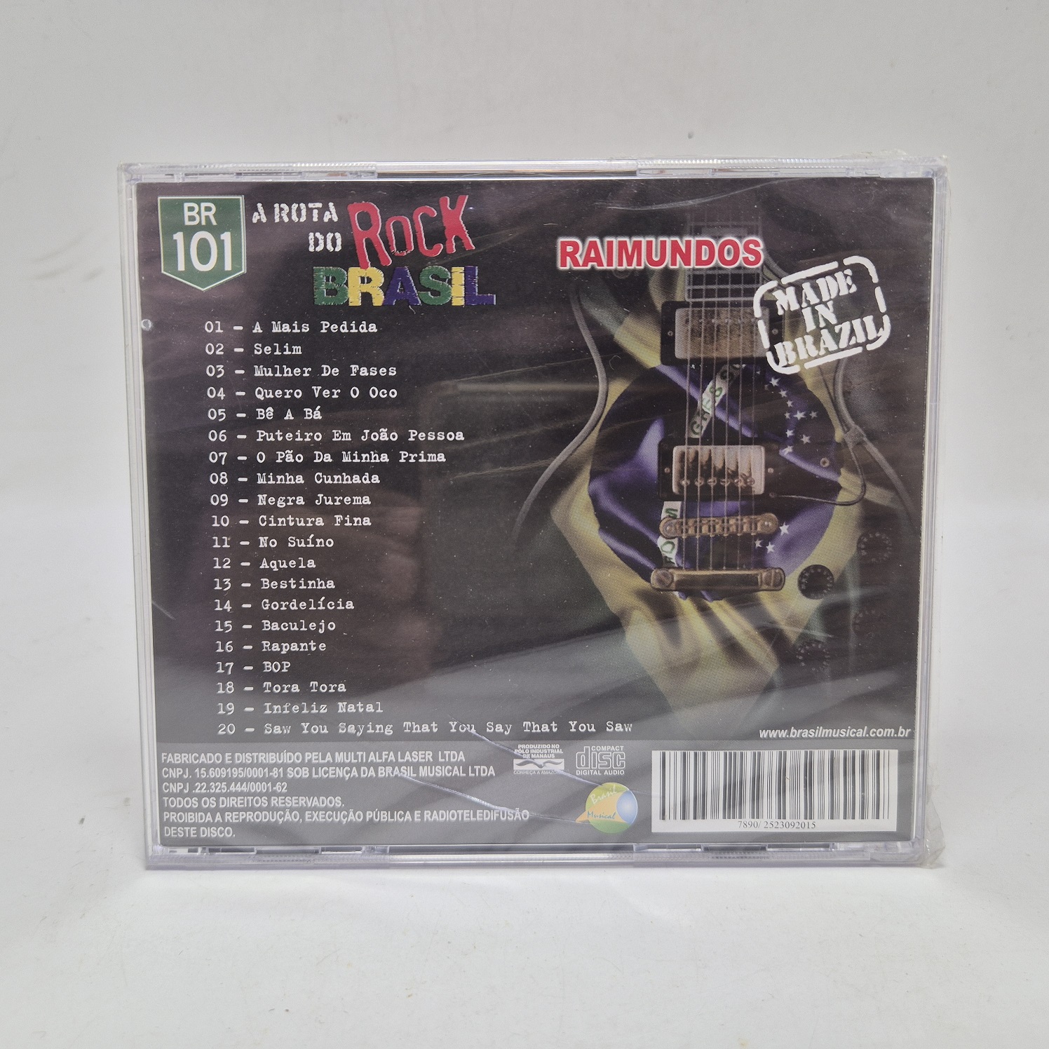 Cd Raimundos - A Rota Do Rock Brasil - Sucessos - Baú Musical