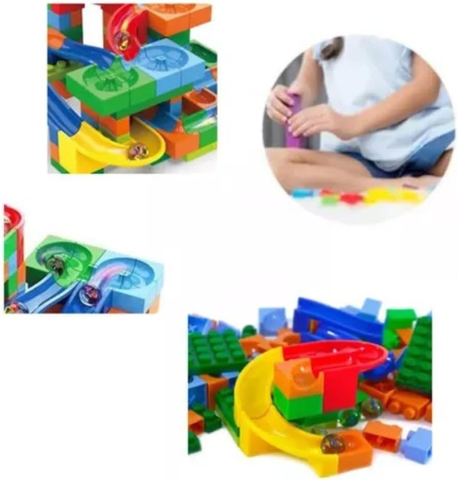 Pista de Corrida Labirinto Rola Bola 221 Peças - Ark Toys - Optimus ...