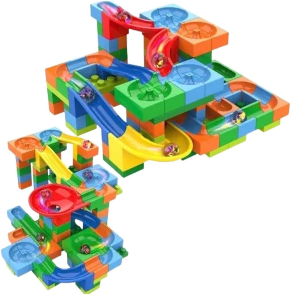 Pista de Corrida Labirinto Rola Bola 221 Peças - Ark Toys - Optimus ...