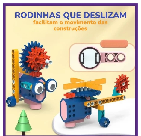 Kit de Robótica Educacional - Construa animais robôs e veículos - Com ...