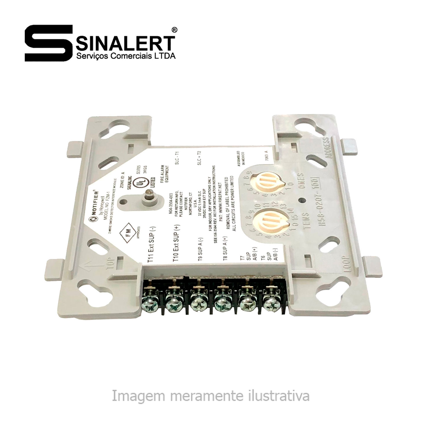 Zmx Module Notifier FZM-1 - Módulo de Zona Notifier - Sinalert – Equipamentos e serviços de ...