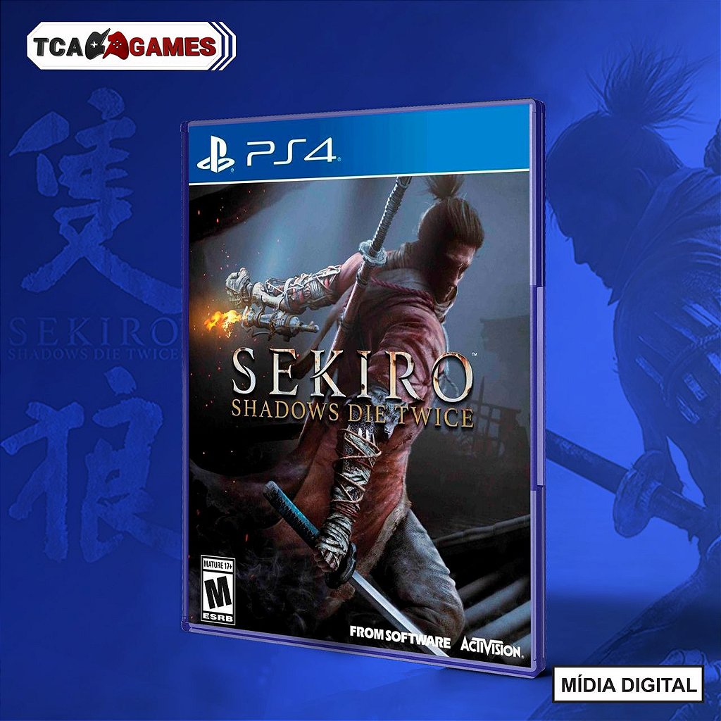 Sekiro Shadows Die Twice PS4 Mídia Digital Loja Tca