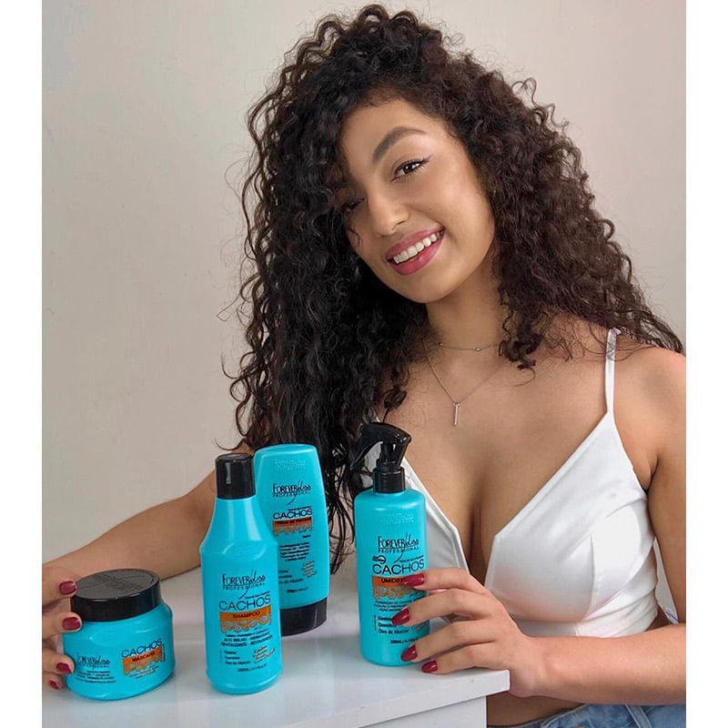 Kit Completo Formador e Manutenção dos Cachos Forever Liss Original ...