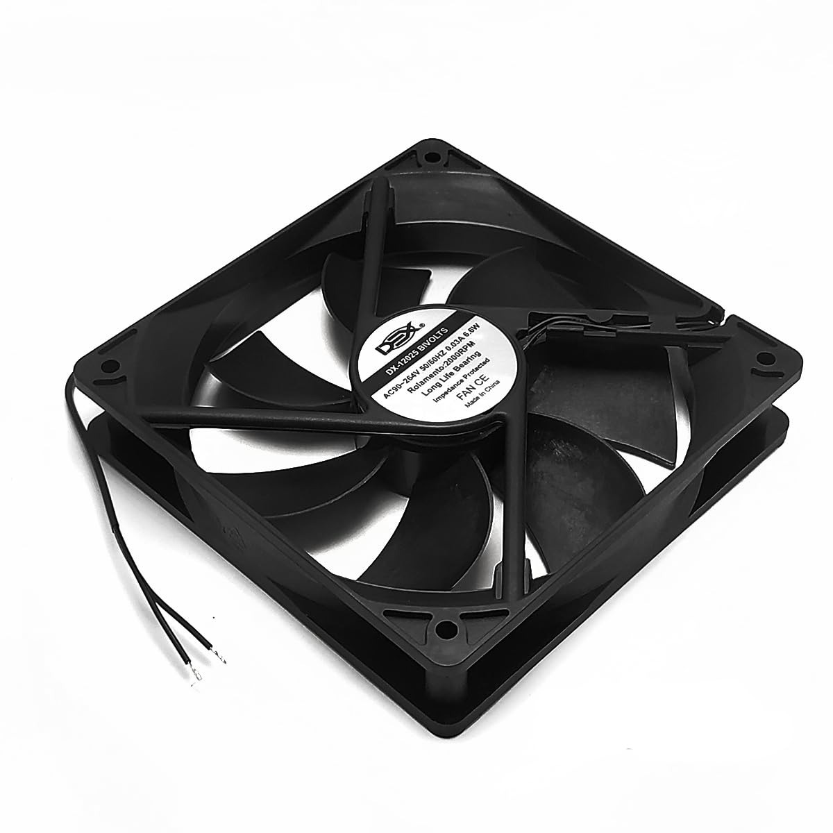 Ventilador Cooler Fan DEX 120mm 110v/220v 2000rpm Rolamento - Digimer