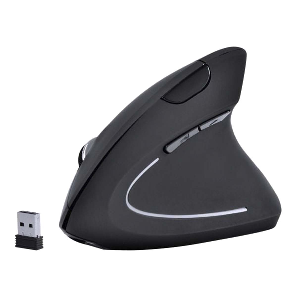 Mouse Sem Fio Recarregável Vertical Ergonômico Ortopédico - Digimer