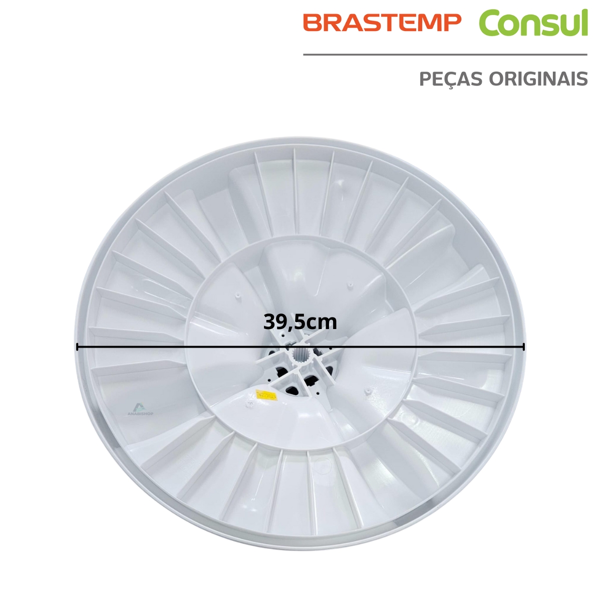 Agitador Lav Brastemp E Consul 15 Kg Inferior Bws /cwe15ab - Anabishop ...