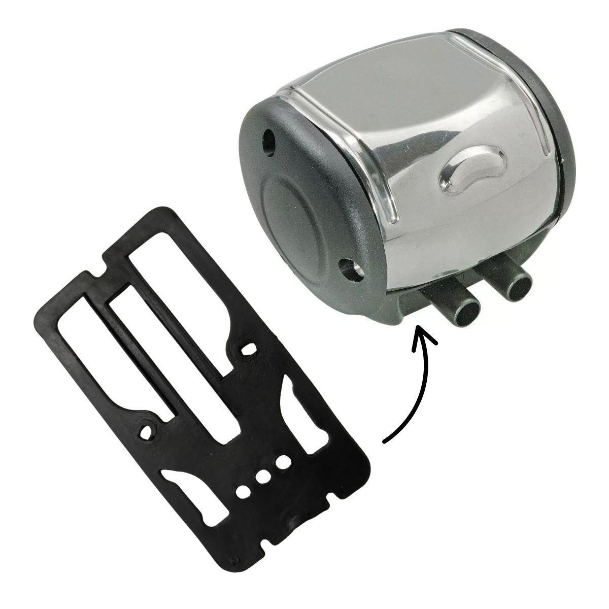 Melkflusssensor & Abschaltung – Kompatibel Mit Interpuls (Silver) – Für Melksysteme