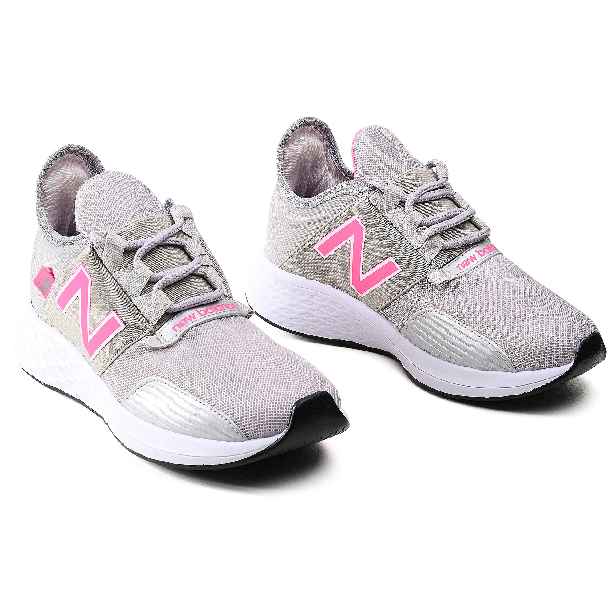 New balance cinza e rosa hot sale