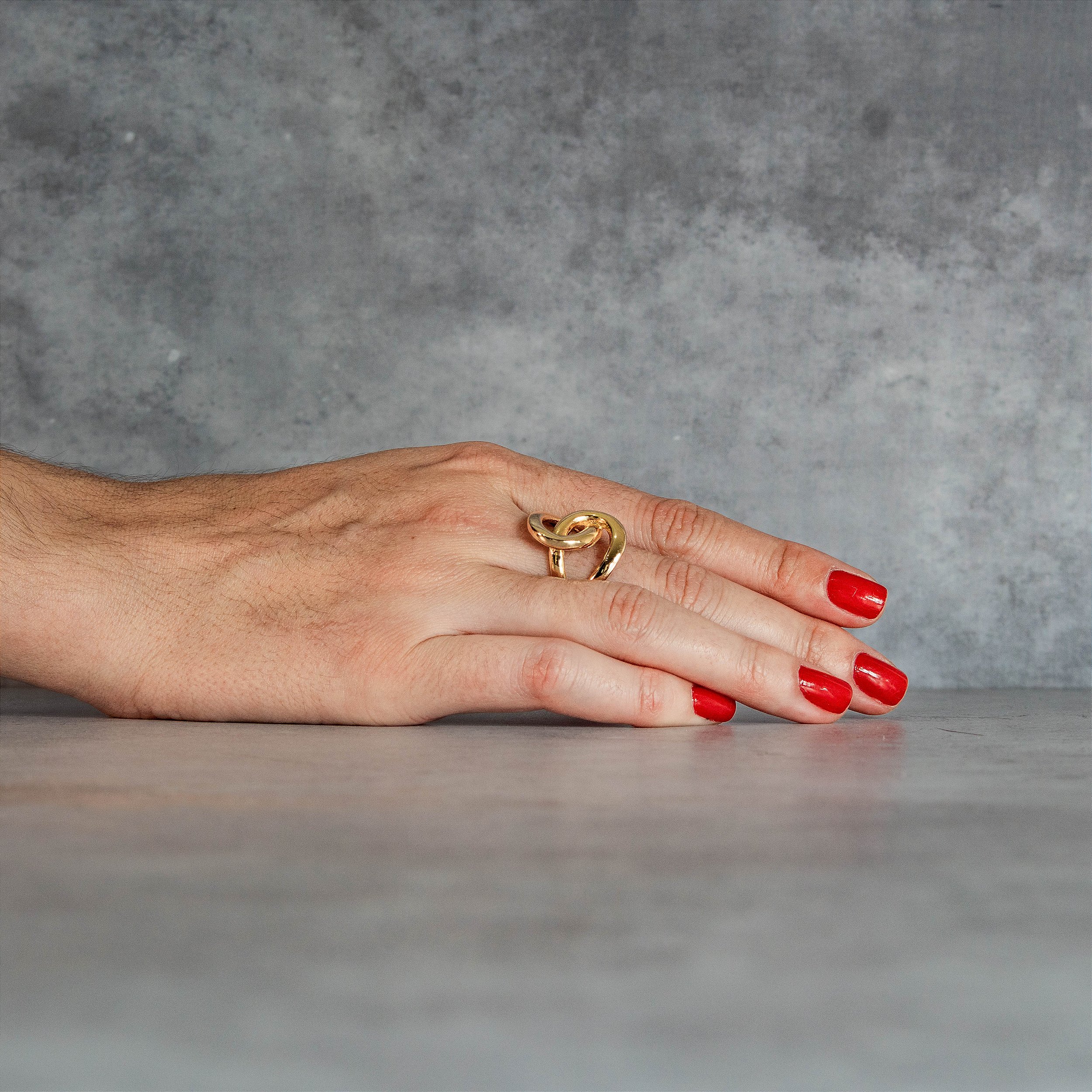 Anel banhado em ouro 18K - Danfinity