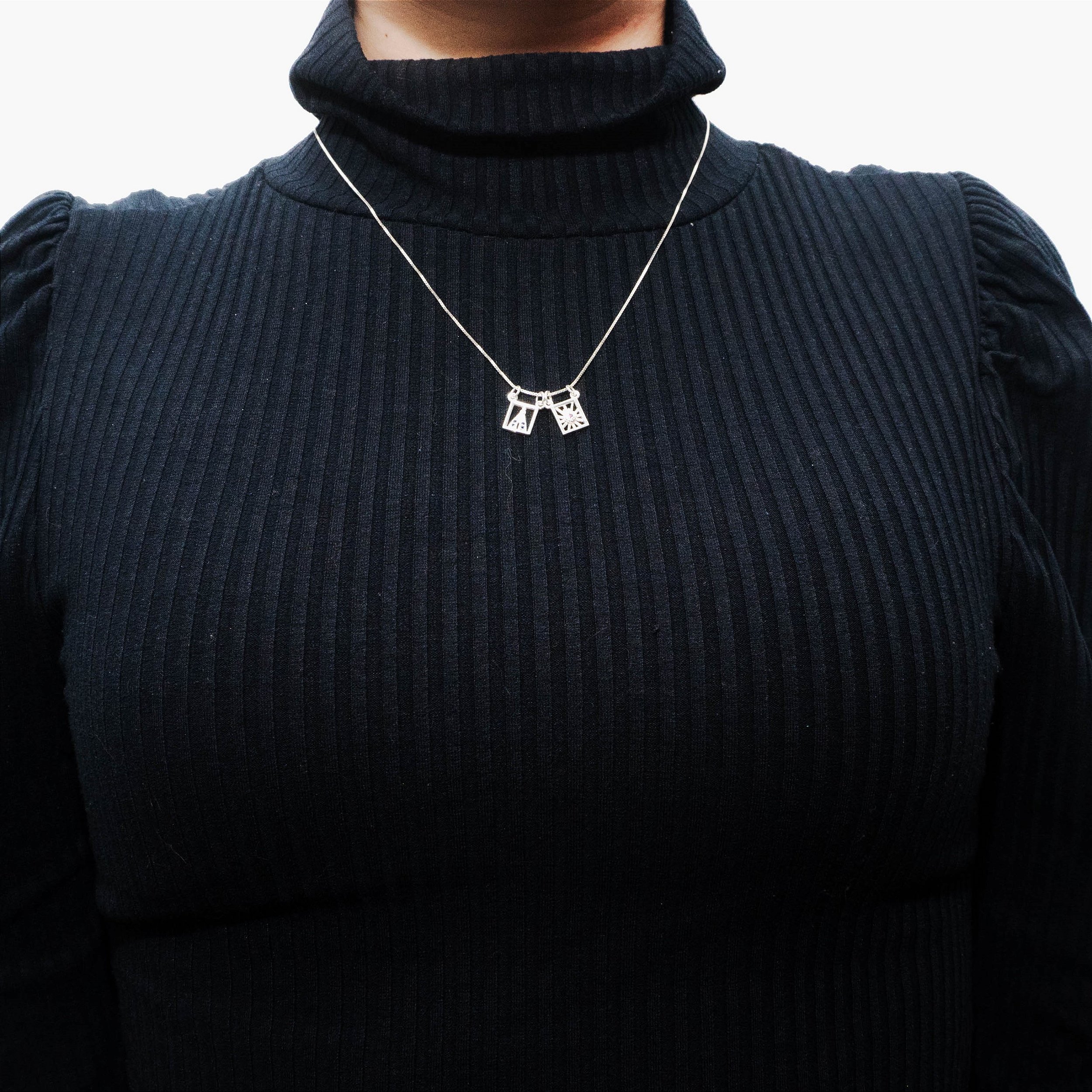 Colar Escapulário Aparecida - Danfinity