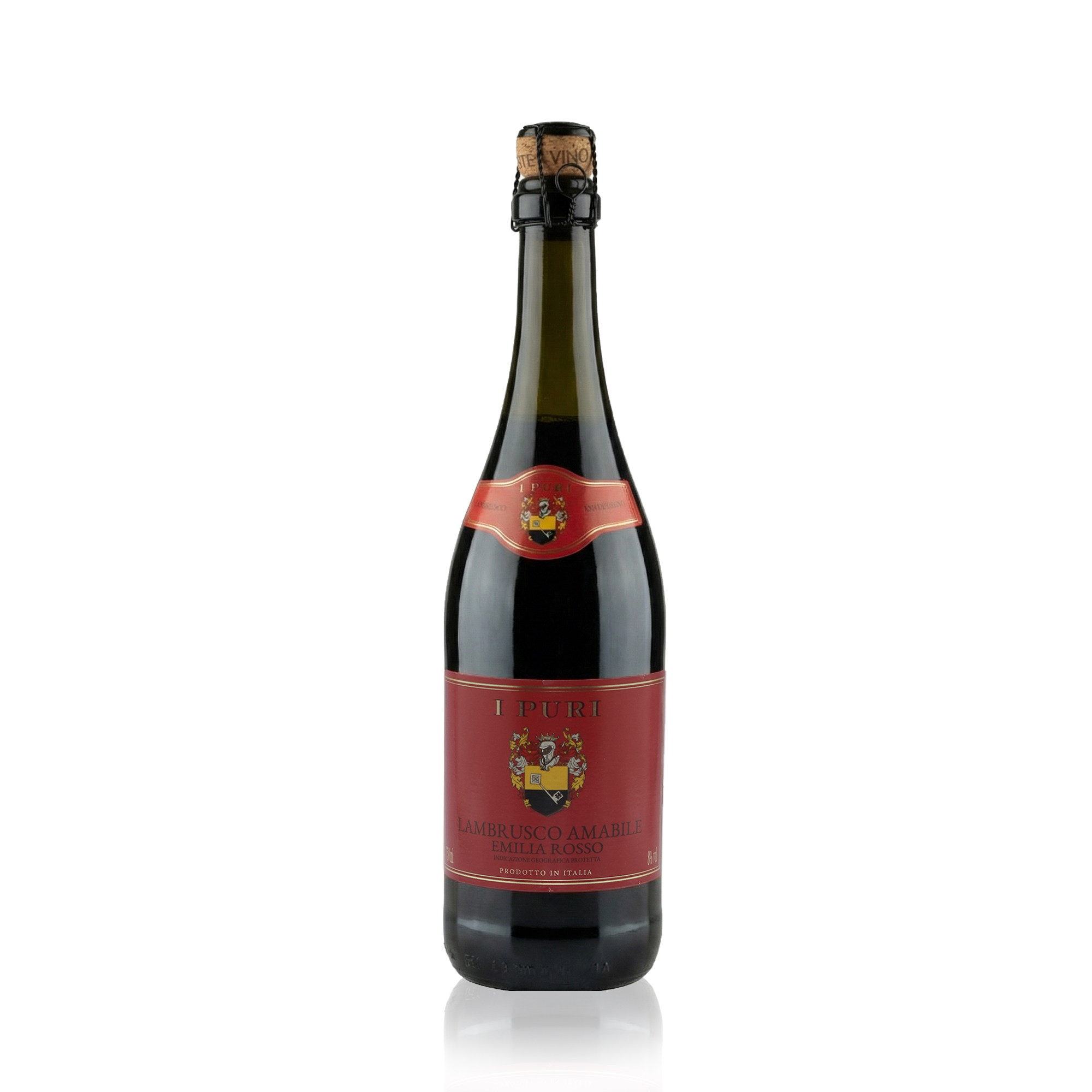 Vinho I Puri Rosso Lambrusco 750ml || Vinto Adega - Vinto Adega