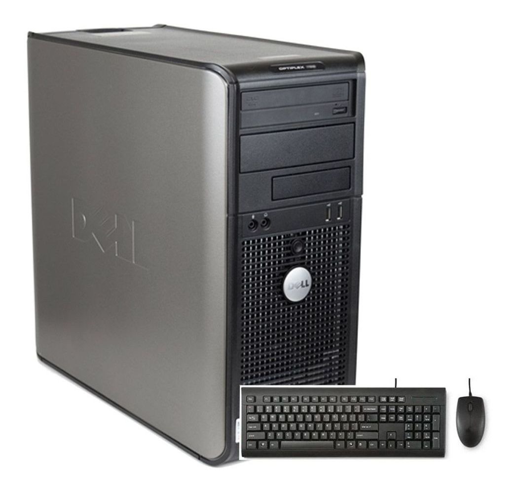 Cpu Dell Optiplex Core 2 Duo 4gb Ddr2 Hd 320gb Dvd Wifi - Extra