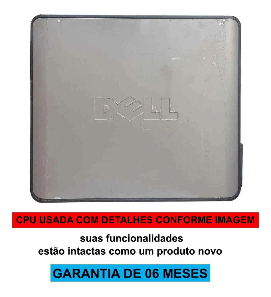 Cpu Dell Optiplex Core 2 Duo 4gb Ddr2 Hd 320gb Dvd Wifi - Extra