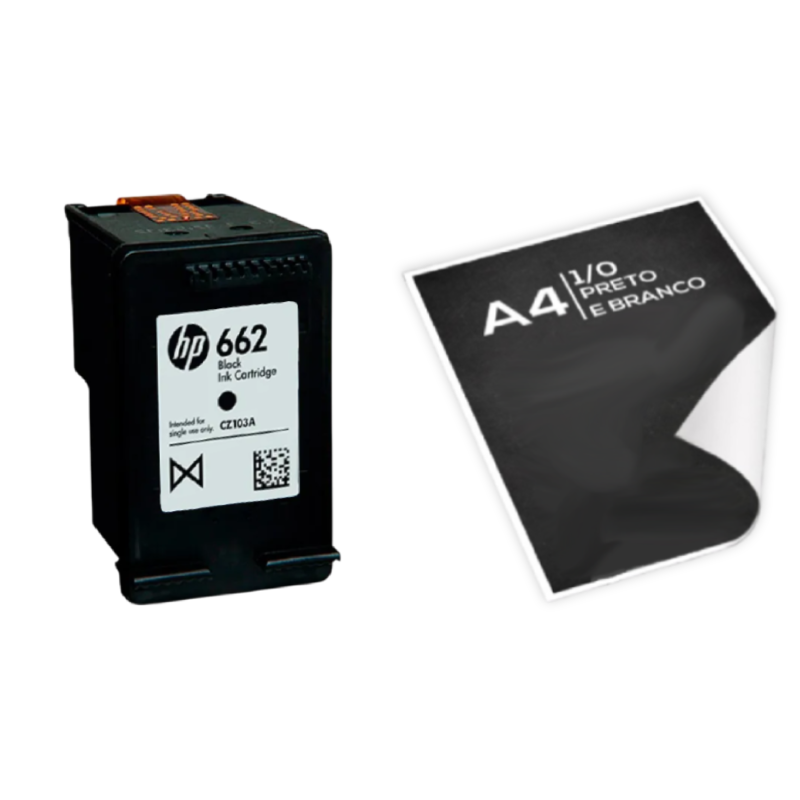 CARTUCHO DE TINTA ORIGINAL HP 662 PRETO 2ML - UseToner - Toners ...