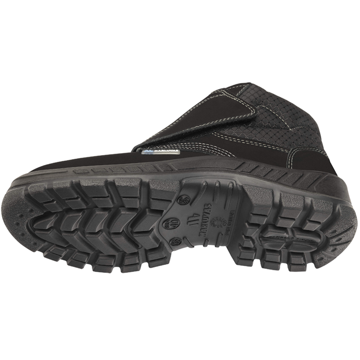 Botina Bico Plastico Velcro Trekking 50b26 Nub Preta Marluvas Ca