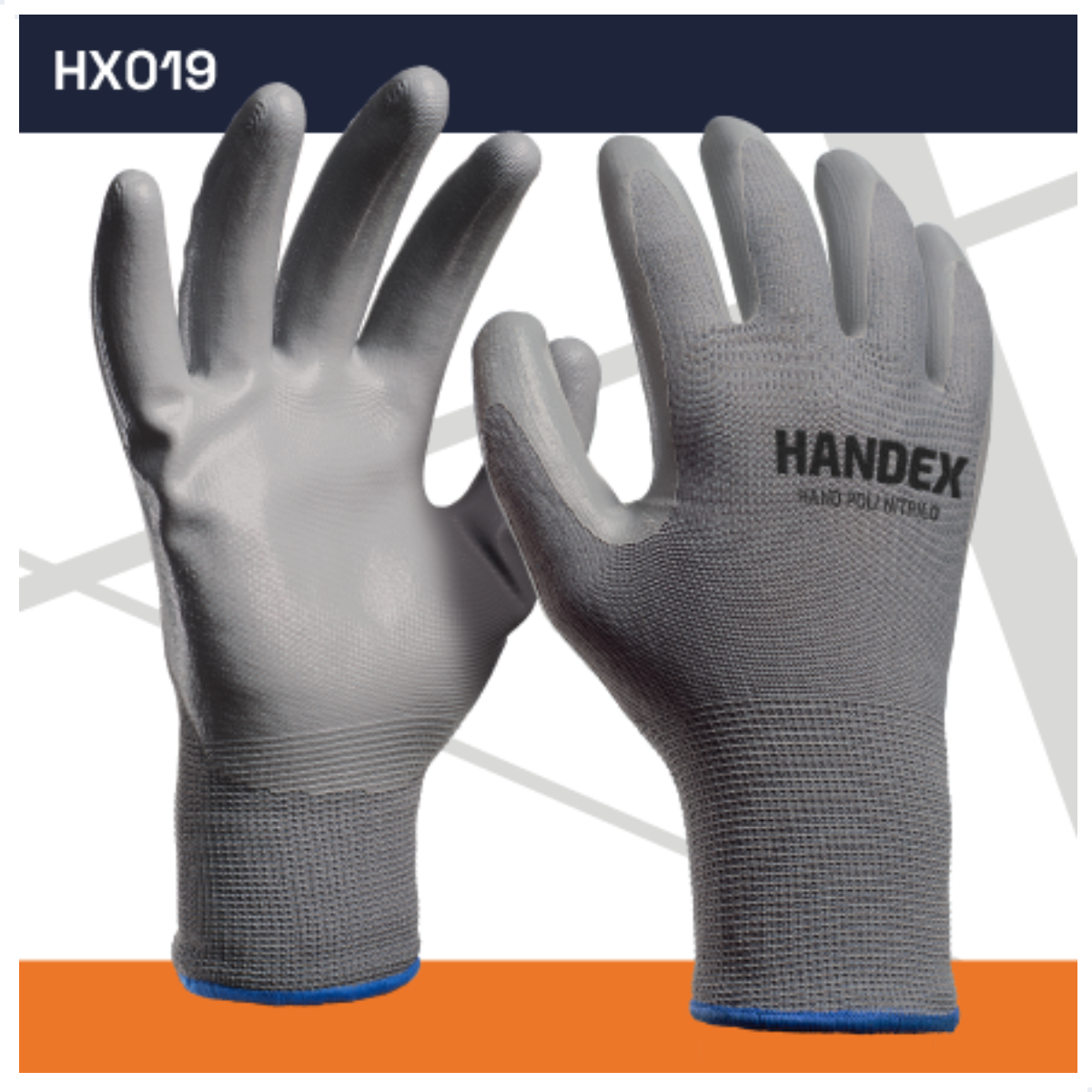 Luva Hand Poli Nitrilo Cinza Hx019 Handex Ca 46615 - Magazine do Epi