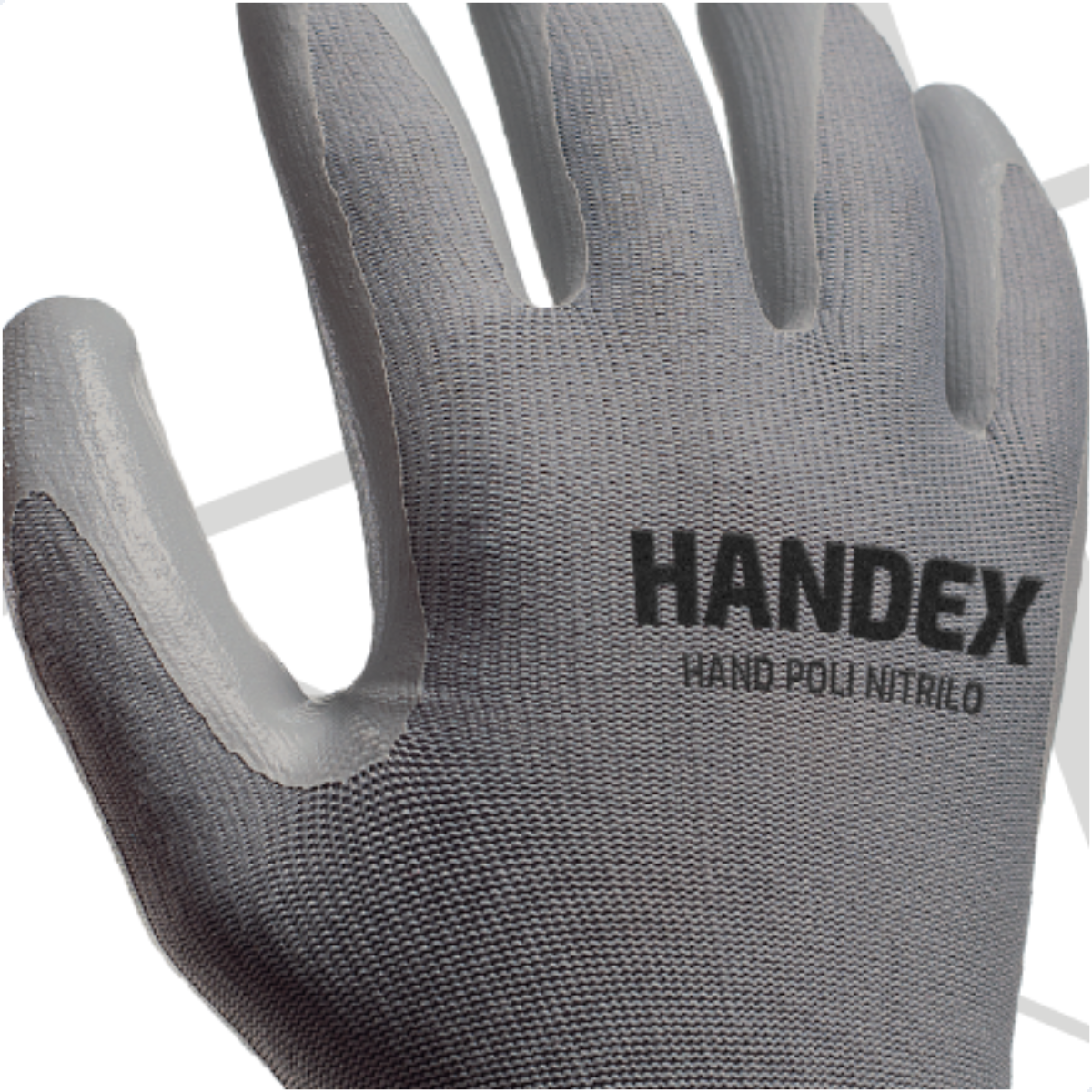 Luva Hand Poli Nitrilo Cinza Hx019 Handex Ca 46615 - Magazine do Epi