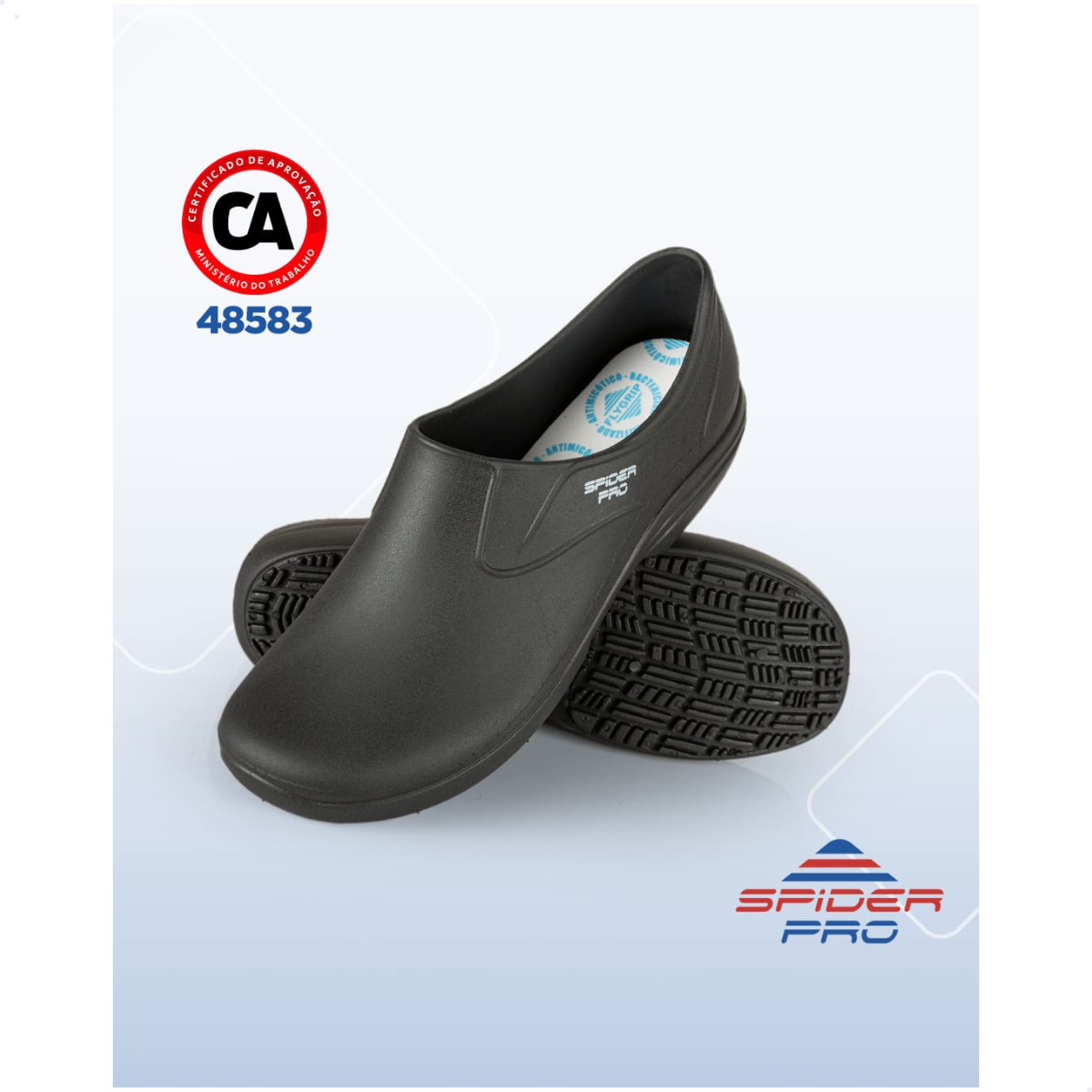 Sapato Antiderrapante Spyder Pro Monseg Ca 48583 - Magazine do Epi