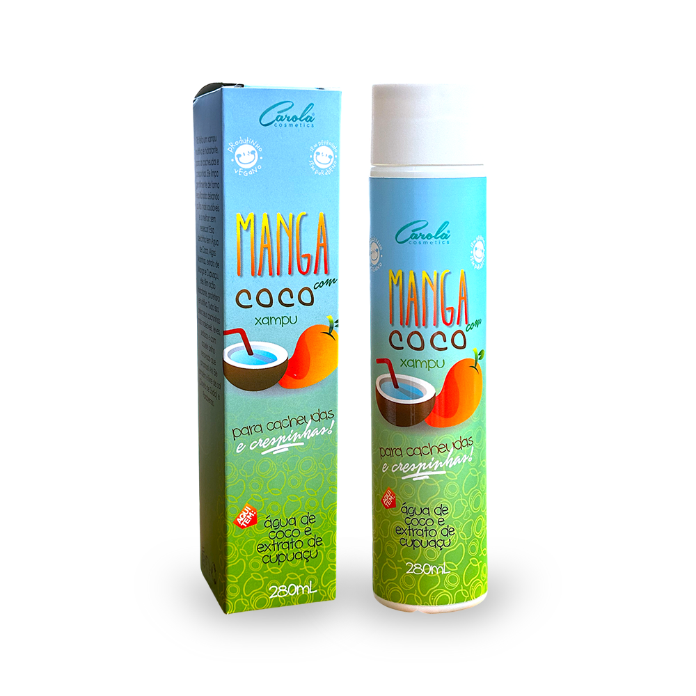 Xampú Nutritivo Manga e Coco 280ml - Carola Cosmetics | Beleza Natural para  Cabelos e Corpo