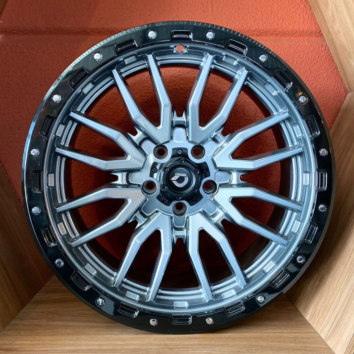 Roda Diesel Ribell Cromo 20x9 5x127 Jeep Wrangler - Estilo