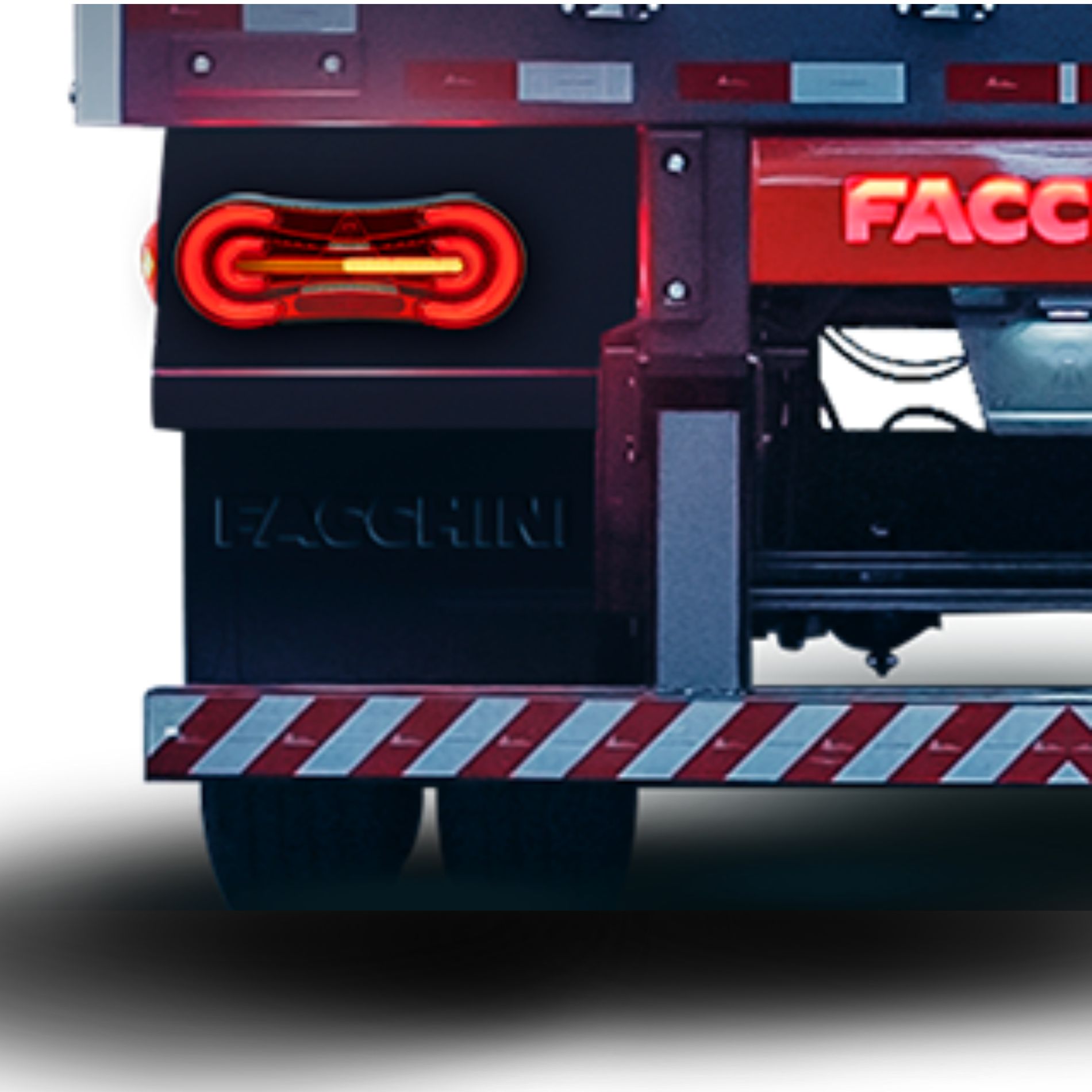 Lanterna Traseira Facchini F70 LED 24V - 2009600 - Atsul Partes