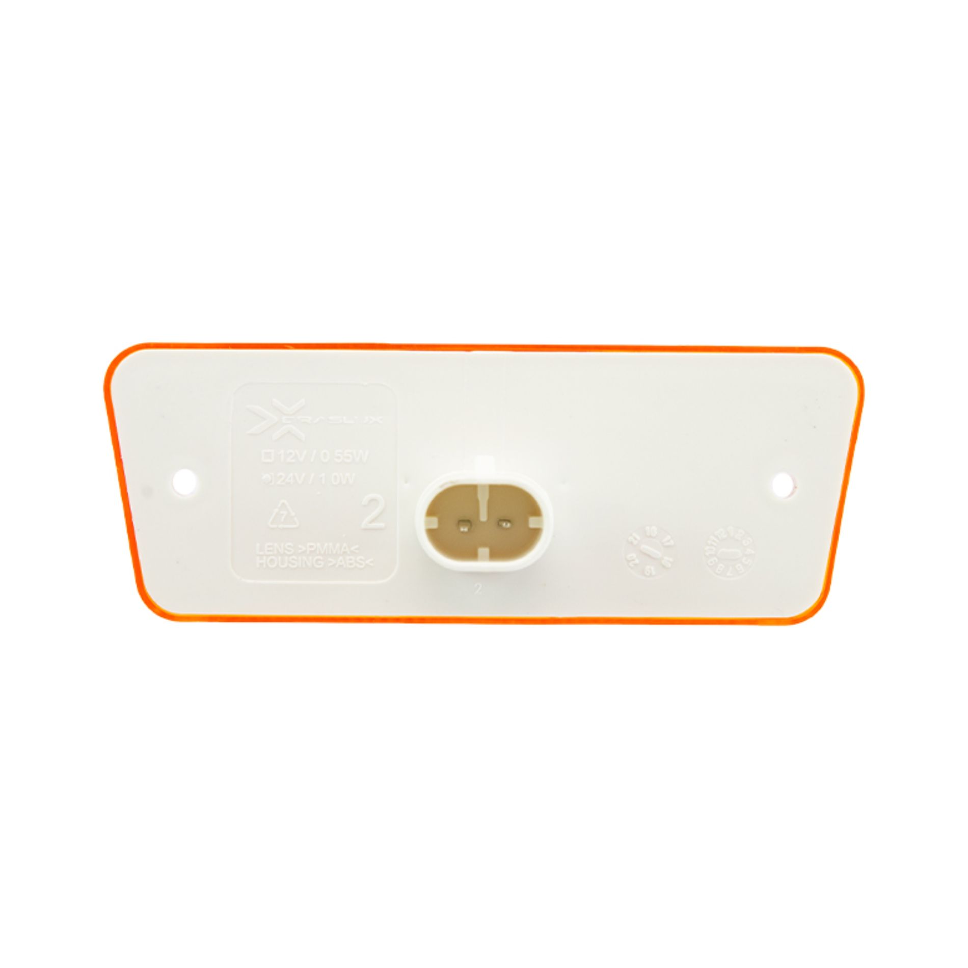 Lanterna Lateral Diamond Âmbar Bivolt - 8902.80.301 / 9517852