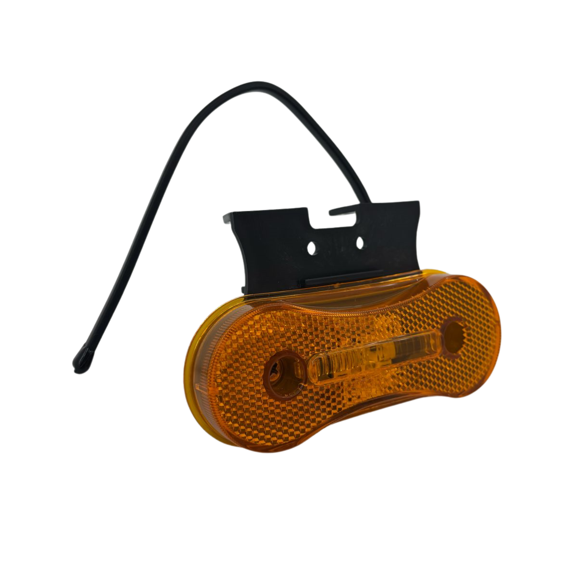 Lanterna Lateral Sidelight 24V AM 0,30m com Suporte Base CZ