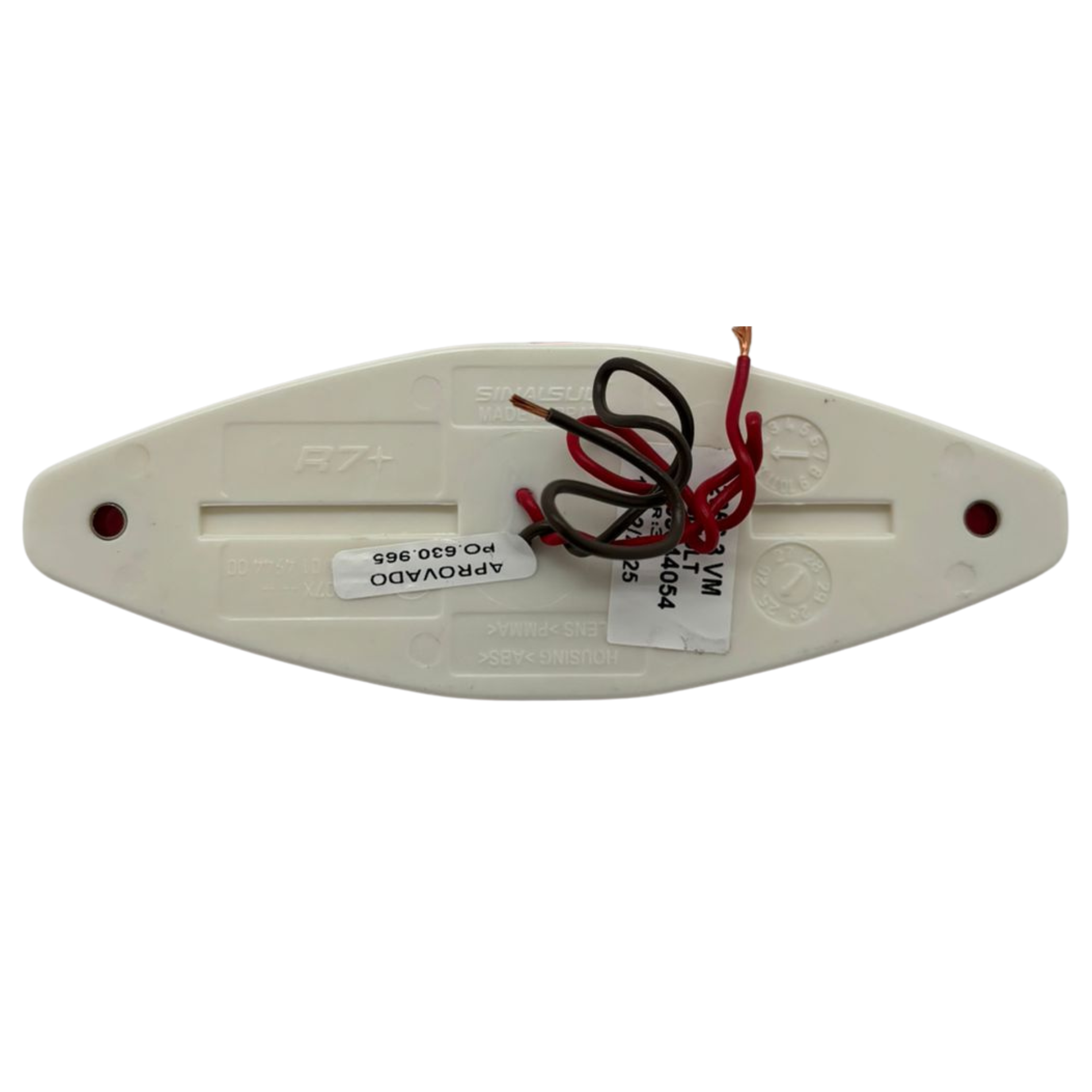 【NM】 Lanterna Lateral LED com Guia de Luz Vermelha – 2056 3 VM - Atsul
