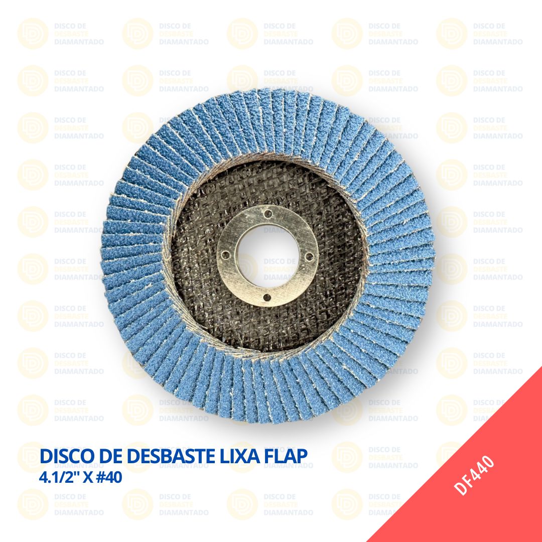 Disco de Desbaste Lixa Flap 4.1/2