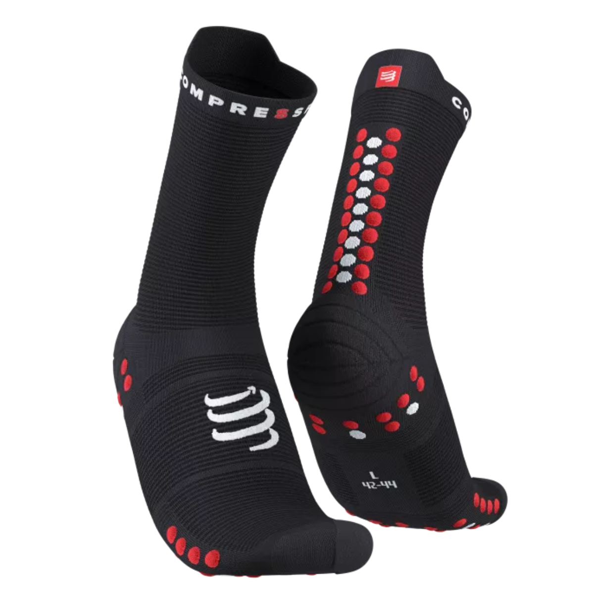 Meia de Compressão para Corrida Cano Médio I COMPRESSPORT - VEM K TREINAR