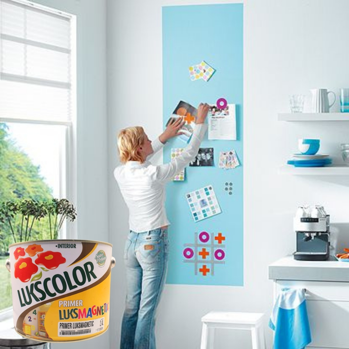 Tinta Magnética Imã Decoração Primer Parede 2,4lt Lukscolor - Favita ...