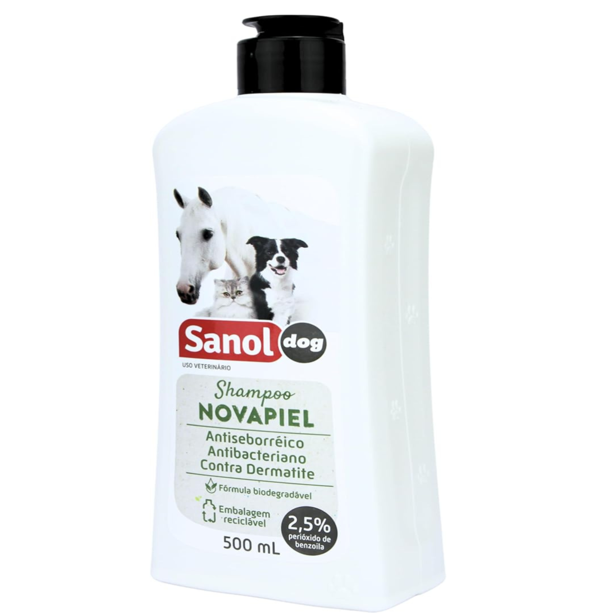 Shampoo Para Cães Gatos Cavalos Novapiel 500ml Sanol Dog - Favita ...