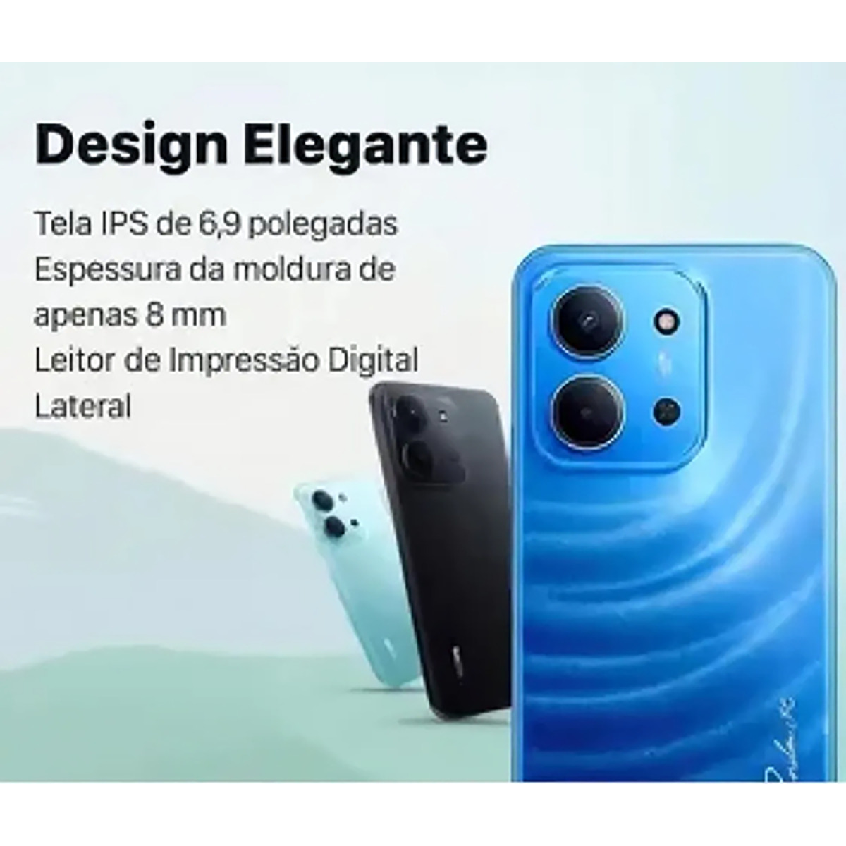 Smartphone Xiaomi Redmi 15c Dual Sim 256 Gb 8 Gb Ram - AZUL - Lika