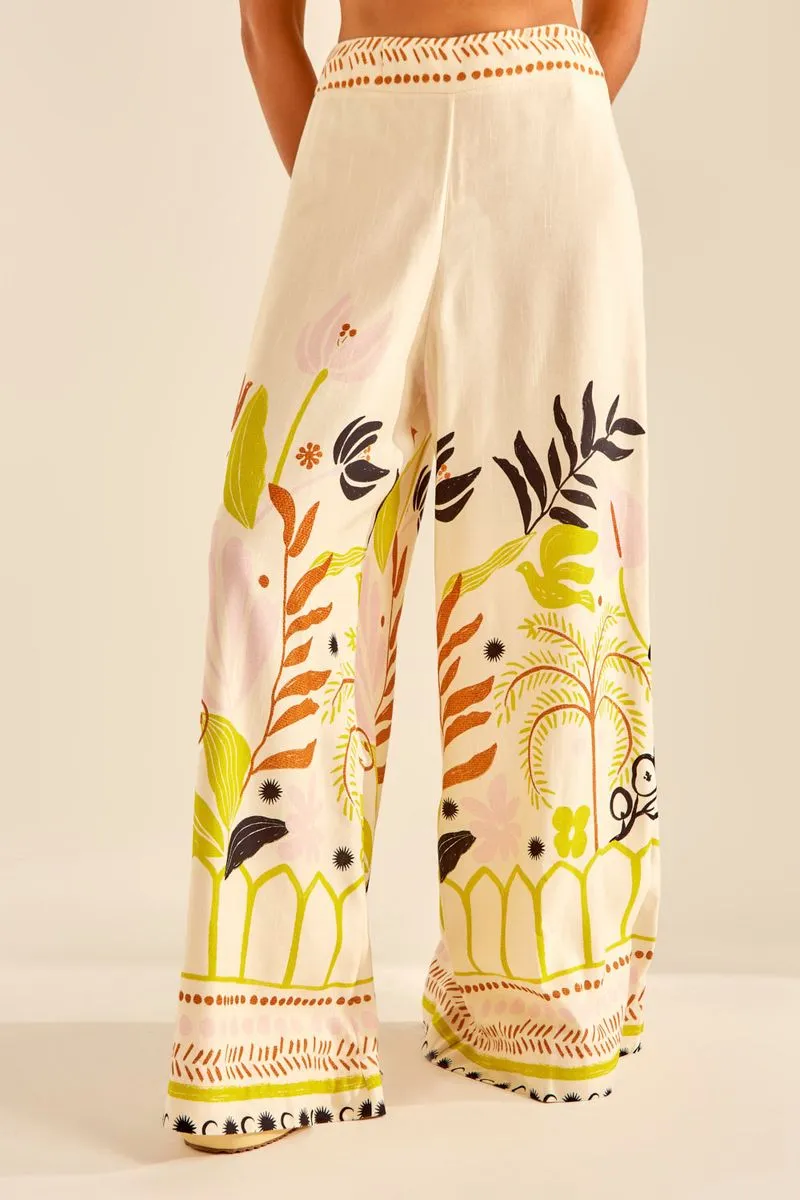 Calça Oh Boy Estampa Leveza Floral - Izibida - Meu Exagerado - Um