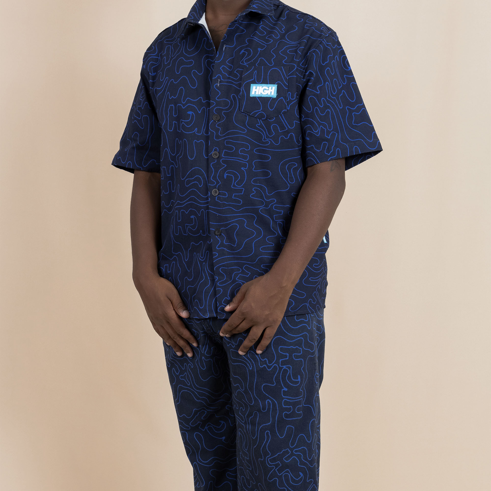 Chino Pants Mountains Navy - Meu Exagerado - Um outlet para chamar