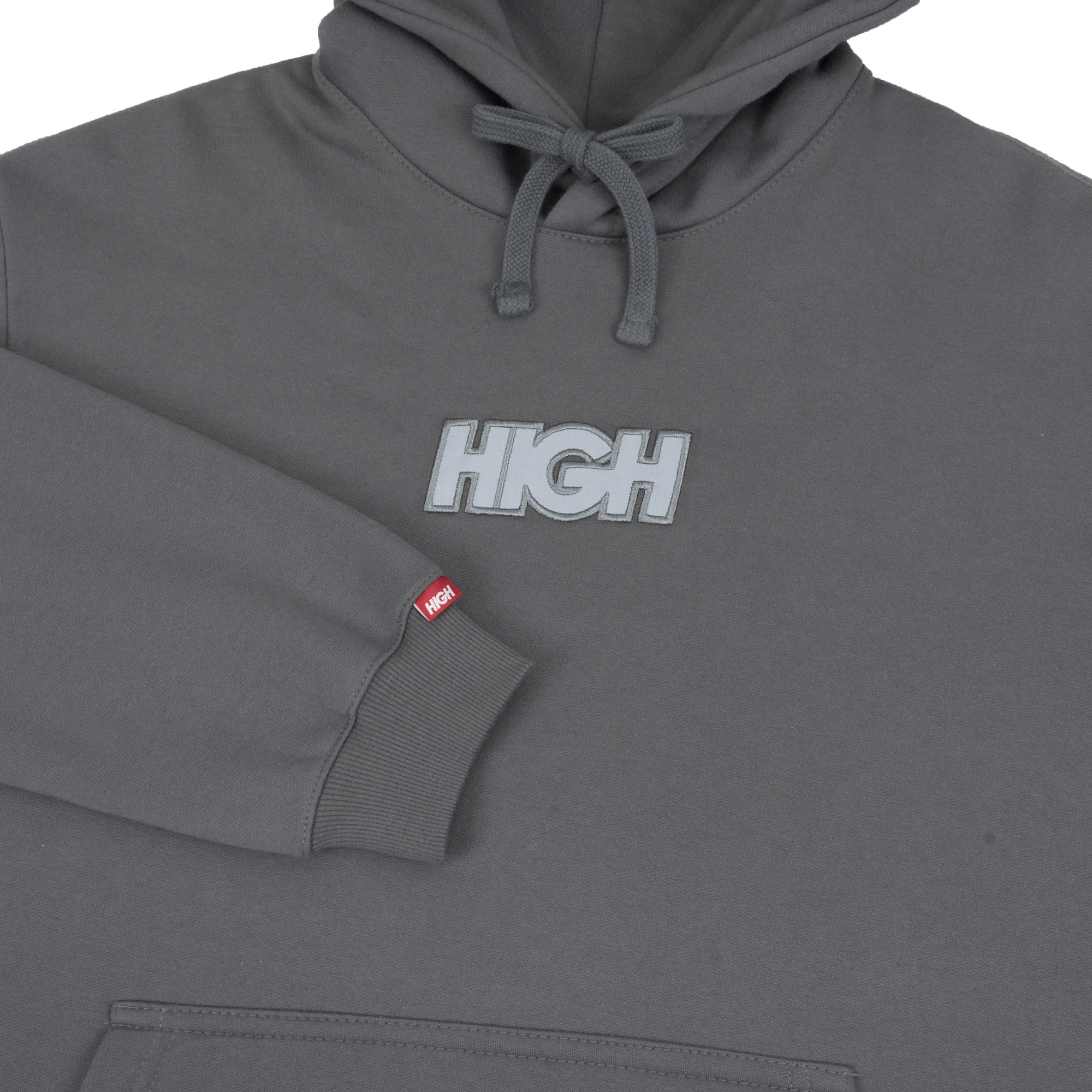 Moletom Reflective Hoodie Logo Dark Grey - Meu Exagerado - Um