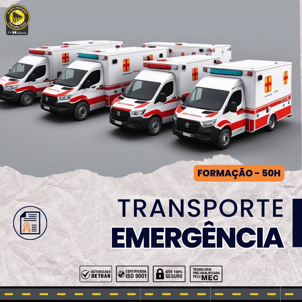 Curso 100% online de Transporte de Emergência. - InovaTrânsito