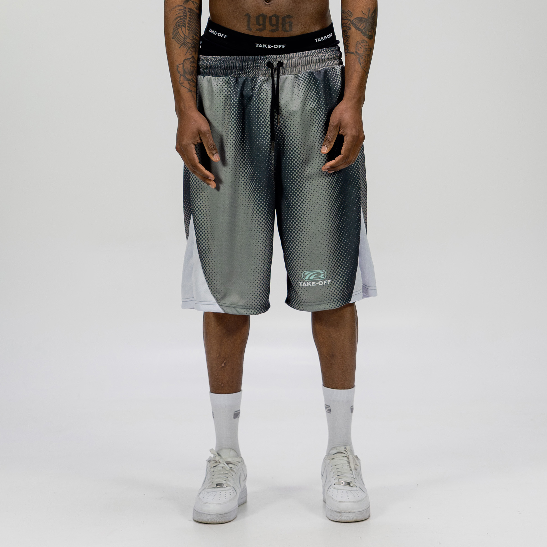 Shorts Take Off TKF Dry Cinza - TIMELESS - moda streetwear