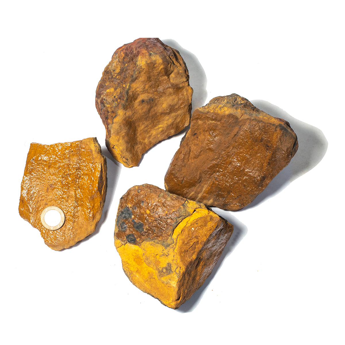 5 kg Jaspe Amarelo Pedra Bruto Pra Lapidar Atacado - Distribuidora