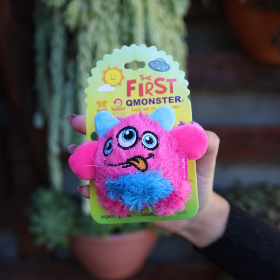 Brinquedo Pelúcia Monster Baby Rosa 6,5cm - Petta - 469175